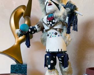 Kachina, Native American bowls, statues