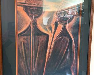 Wall art, both original and signed prints