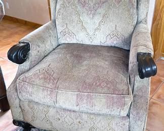 Upholstered armchair