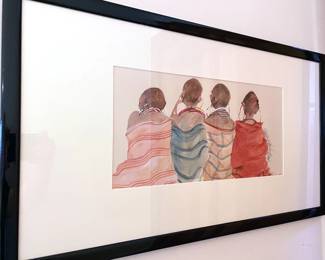 Wall art, both original and signed prints