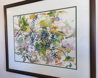 Watercolors, wall art, both original and signed prints