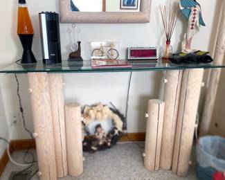 Early 90s Southwest-style sofa table, perfect condition