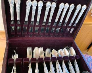 1847 Rogers Bros silver-plated serving set
William Rogers set
1847 Rogers Bros Flair (IS) silverware set