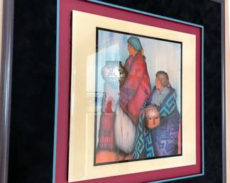 Framed wall art, Southwest originals and signed prints