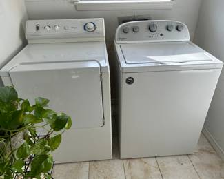 Newer Whirlpool washer and dryer