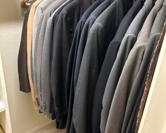 Nice mens suits and jackets, Tommy Bahama, nice golf shirts size Large