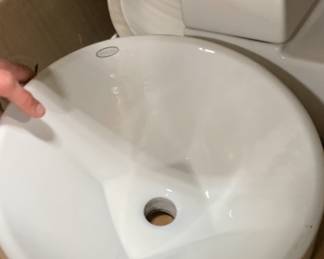 Kohler cast iron vessel bathroom sink $150