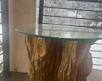 Gold side table $100