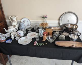 China, silverplate etc