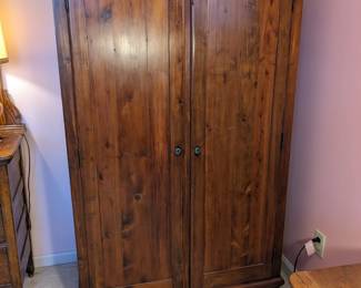 LOT 7 - ANTIQUE WARDROBE  39 W X 22 D X 64 H