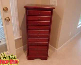 Cherrywood 10Drawer Sheet Music Cabinet, Excellent Condition