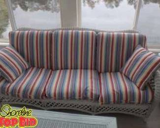 Lexington Casual Wicker Sofa