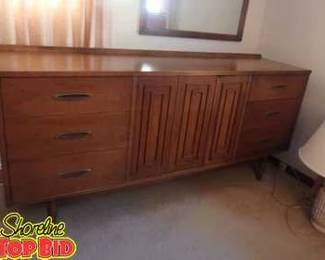 Sculptra MidCentury Triple Dresser Chest