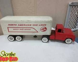 Vintage Structo North American Van Lines Toy Truck