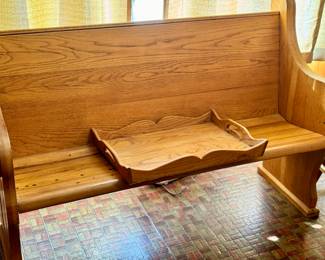 There is a large workshop on this property.
Deacon’s Bench made locally.
Pictures to follow of tools and shop