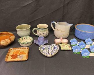 Mixed Array Of Unique Pottery 