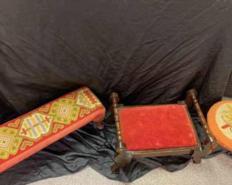 Vintage Foot Stools 