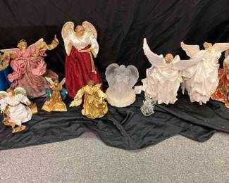 Angels Galore Christmas Tree Toppers Candle Holder  Figurines And More 