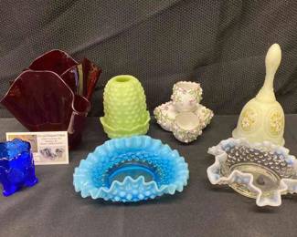 Fenton And More Hobnail, Bell, Fairy Lamp, 
