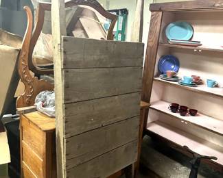 old letterpress hand cart