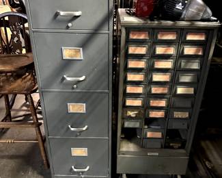 filing cabinet, cabinet on casters