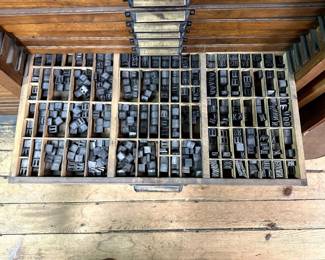 lead letterpress