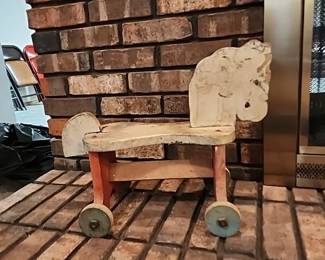 Vintage kids horse