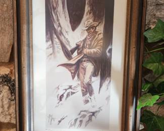 Ted Watts 1982 print signed and numbered