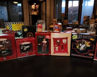 Lots of collectable Hallmark ornaments in original boxes