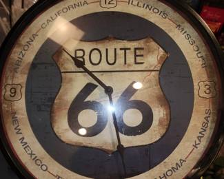 Route 66 clock