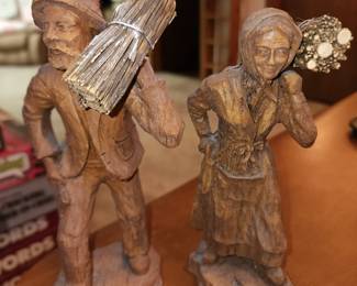 Hand carved folk art