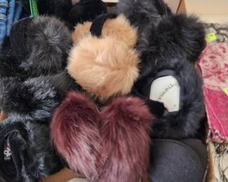 Fluffy and furry ear muffs