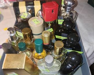 Men's cologne,  like Halston, Gucci ect...