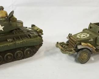 1310	KING & COUNTRY WWII SCALE TANK & TRANSPORT
