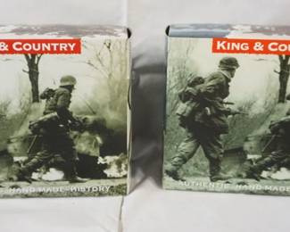 1246	KING & COUNTRY WWII METAL SOLDIERS 2 BOXED SETS BBA013, BBA020
