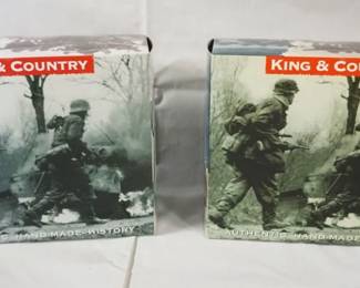 1247	KING & COUNTRY WWII METAL SOLDIERS 2 BOXED SETS WS086, WS086
