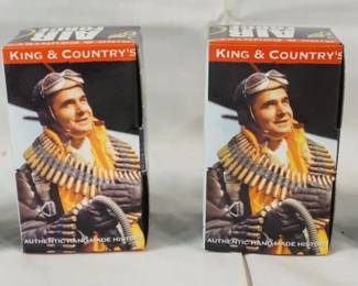 1326	KING & COUNTRY METAL SOLDIERS AIRFORCE LOT OF 4 BOXED
