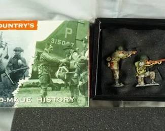 1063	KING & COUNTRY WWII METAL TOY SOLDIERS BOXED BBA001

