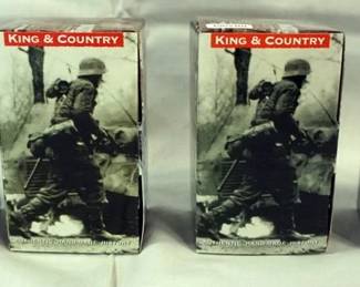 1049	KING & COUNTRY WWII METAL SOLDIERS GROUP OF 4 IN BOXES

