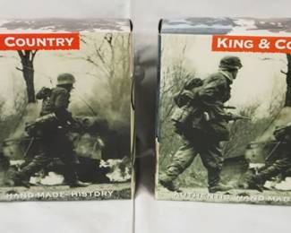 1250	KING & COUNTRY WWII METAL SOLDIERS 2 BOXED SETS BBA021, BBG012
