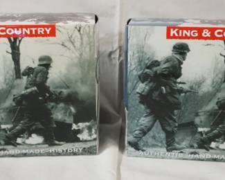 1254	KING & COUNTRY WWII METAL SOLDIERS 2 BOXED SETS BBA021, BBA041
