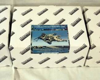 1091	COLLECTORS SHOWCASE WWII MINIATURE SOLDIERS BOXED LOT OF 3

