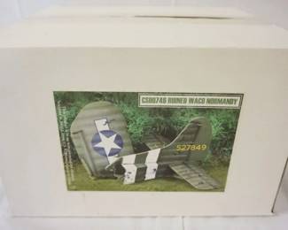 1320	WWII SCALE MODEL PLANE CS00746 RUINED WACO NORMANDY
