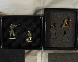 1155	KING & COUNTRY WWII METAL TOY SOLDIERS BOXED MG031 AND WS086
