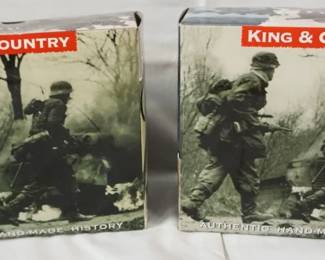 1256	KING & COUNTRY WWII METAL SOLDIERS BBG025, BBA036
