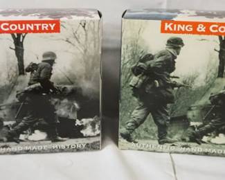 1253	KING & COUNTRY WWII METAL SOLDIERS 2 BOXED SETS WS054, WS086
