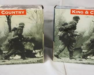 1251	KING & COUNTRY WWII METAL SOLDIERS 2 BOXED SETS DD074, WJ027
