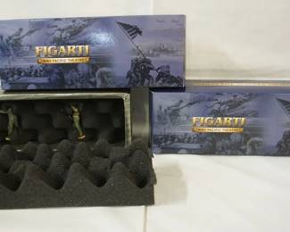 1261	FIGARTI MINIATURES WWII METAL SOLDIERS 2 BOXED SETS A2009P, A2009P
