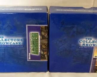 1101	COLLECTORS SHOWCASE WWII MINIATURE SOLDIERS BOXED SETS LOT OF 2
