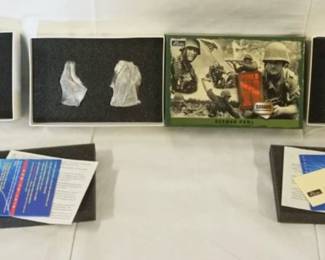 1191	BRITAINS WWII METAL SOLDIERS LOT OF 3 BOX SETS
